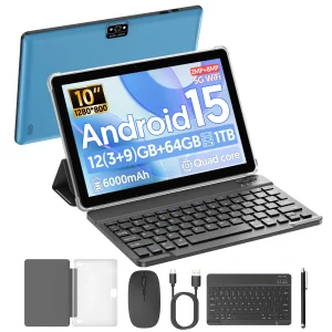 10-inch Android 13 tablet, quad-core processor, 7GB (3G+4G memory expansion) RAM+64GB ROM, dual cameras, WiFi, Bluetooth