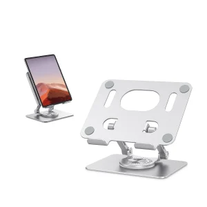 Tablet Stand Adjustable with 360 Swivel Base