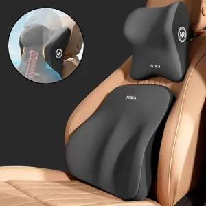 Memory Foam Car Universal Headrest Lumbar Cushion